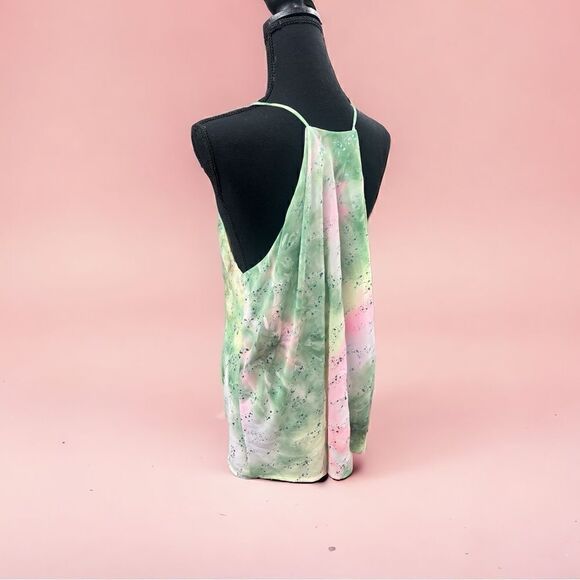 Adrienne camisole in pink and green with metallic accents- NWOT-bundled - Picture 3 of 8